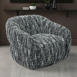 Pyrena Black Swivel Chair