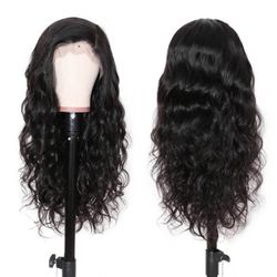 100% real human Brazilian 360 wig 180 Density 13X4