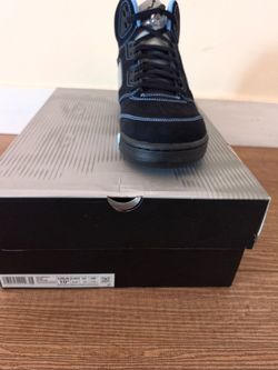 Air Jordan Retro 5  black carolina  Sneakers Size 10