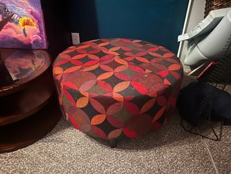 Large Circular Ottoman