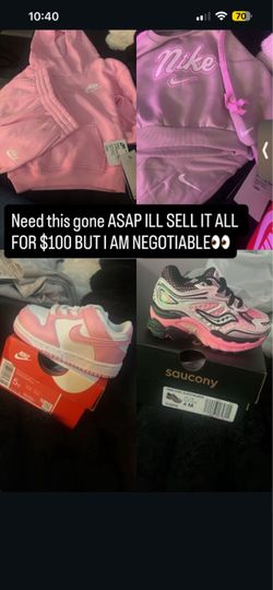 Nike Kids Bundle + Saucony Sneakers