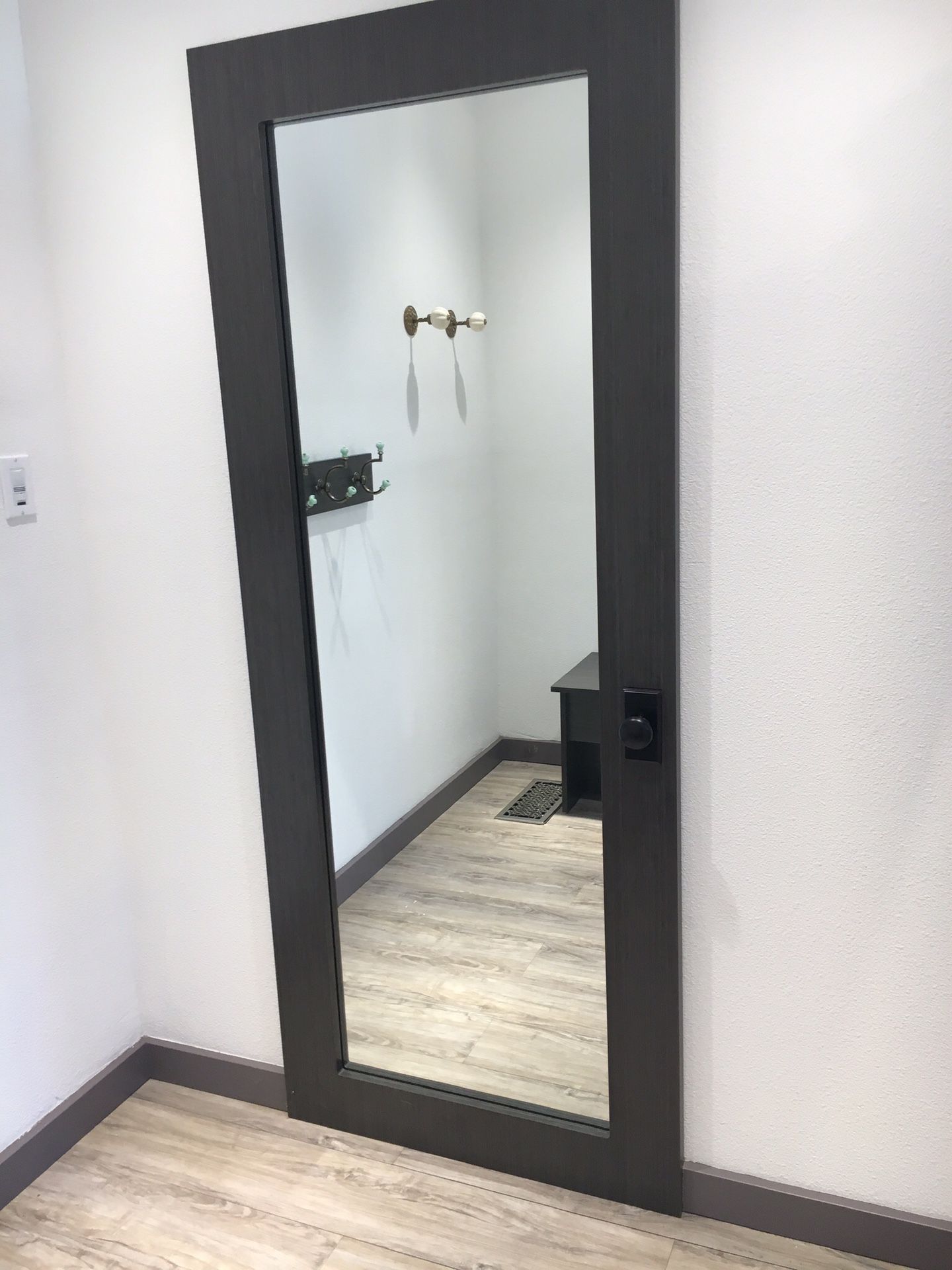 Pending Sale- Full Body Length Door Panel Dressing Mirror