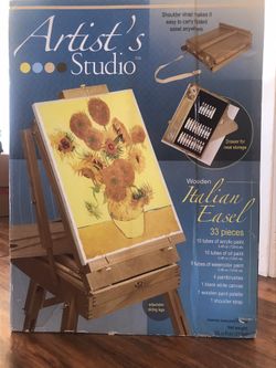 Artist’s Studio Wooden Italian Easel