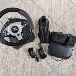 NBCP Racing Wheel, Pedals & Gear Shift