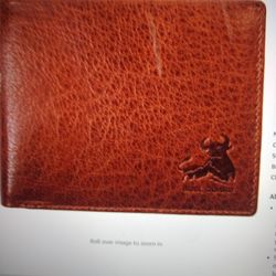 Rfid Bifold leather Wallet For men Bull Guard Brand