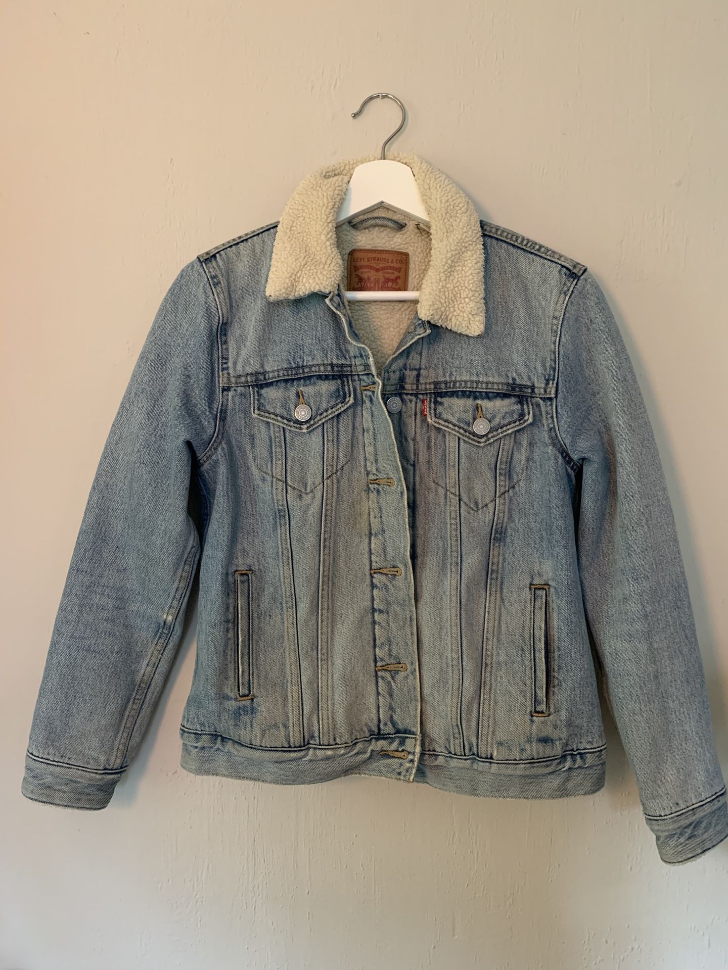 Levi’s Sherpa Trucker Jacket: Size S