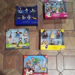 Disney Collectible Figures Set For Sale