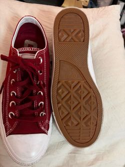 Burgundy Converse