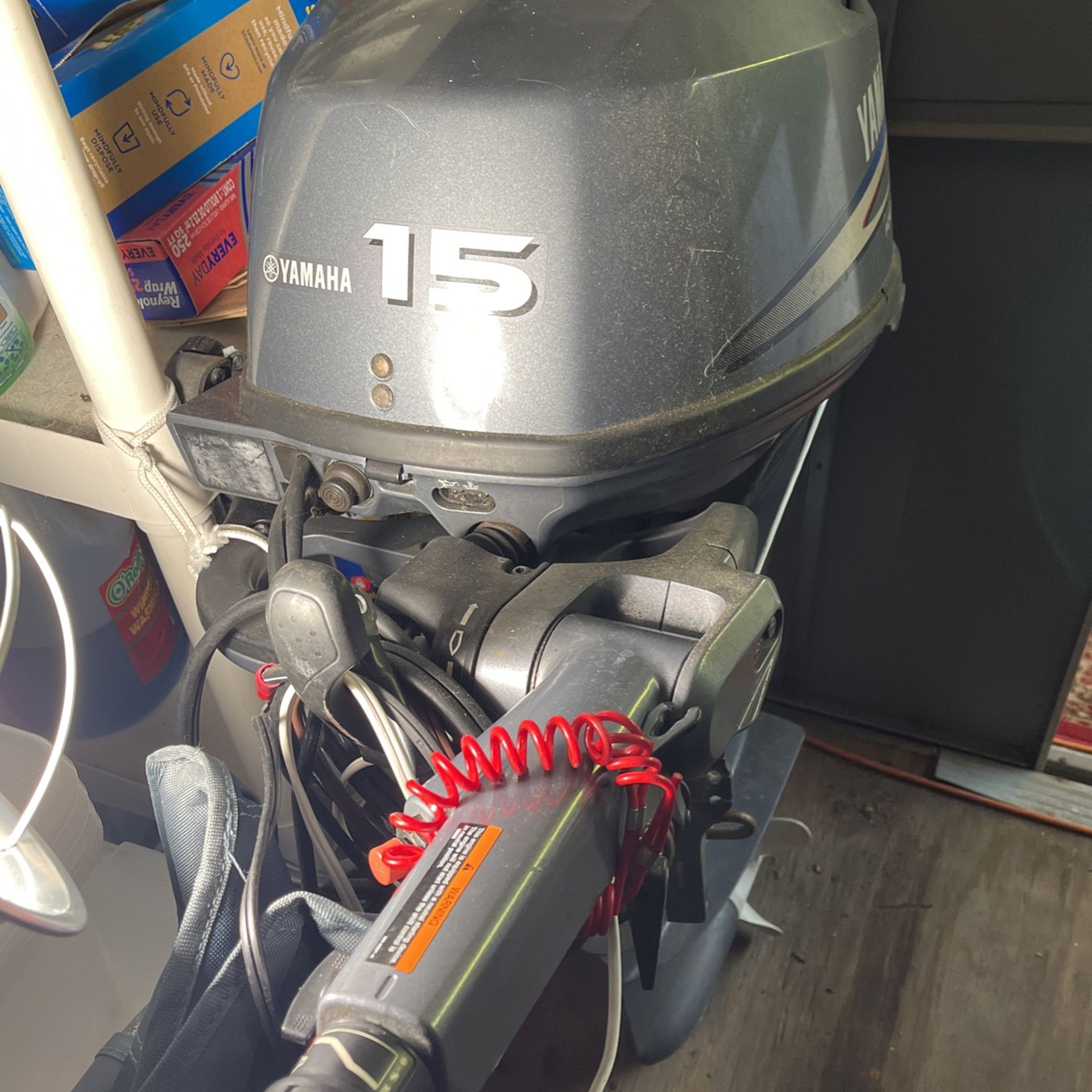 Yamaha F15CESH 4Stroke Outboard Motor for Sale in San Diego, CA OfferUp
