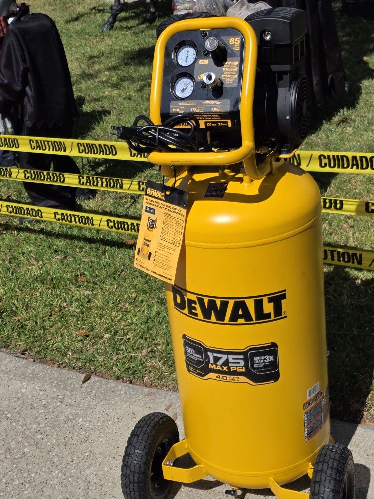 Brand New DEWALT 26 Gal. 175 PSI Ultra Quiet Portable Electric Air Compressor