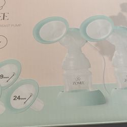 Zomee Breast Pump Electric With Screen Lock Never Used