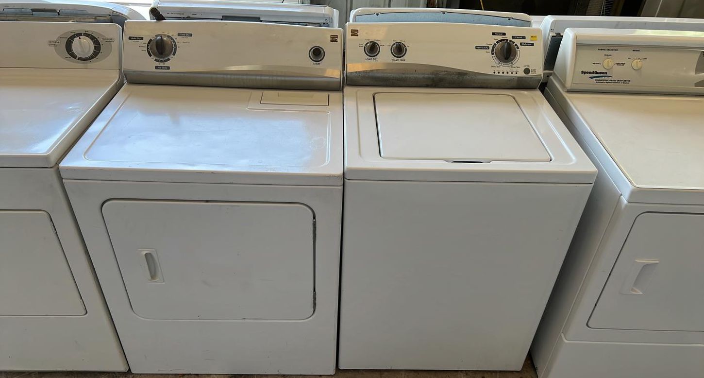 Kenmore Washer and Dryer Electric Sets White Large Capacity
