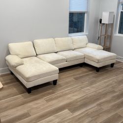 White/Beige Couch
