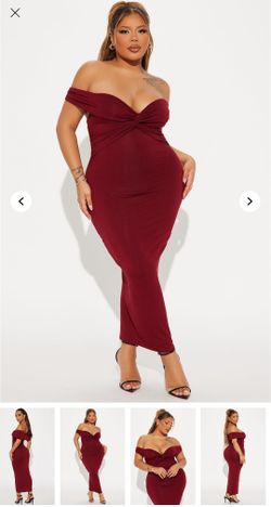 Wine Color Dress