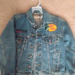 Kids Blue Jean Bass Pro Shop Jacket Size 7 8