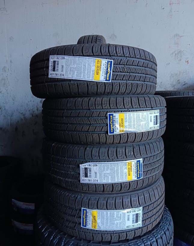 4 New Tires Good Year 205/55/16 Tires