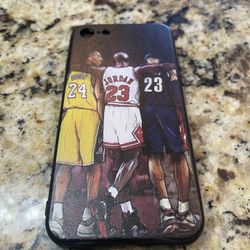 iPhone 7/8 Case Kobe-Lebron-MJ 