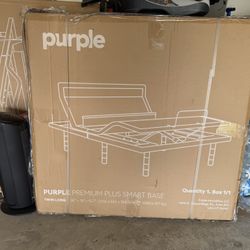 PURPLE PREMIUM PLUS SMART BASE TWIN LONG