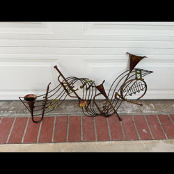 Musical instrumental wall art