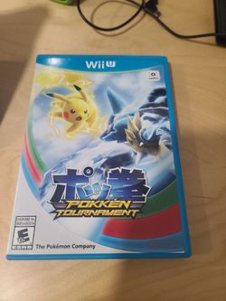 Nintendo wii u game Pokken tournament