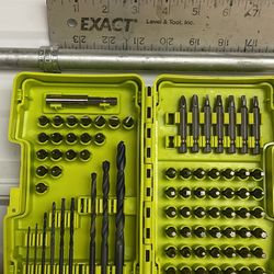 Ryobi Drill And Bit Set