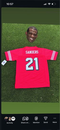 🔥🔥⭐️ DEION SANDERS NINERS THROWBACK MITCHELL N NESS NEW WITH TAGS ⭐️⭐️🔥⭐️