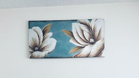 Beautiful White Magnolias Canvas Wall Art