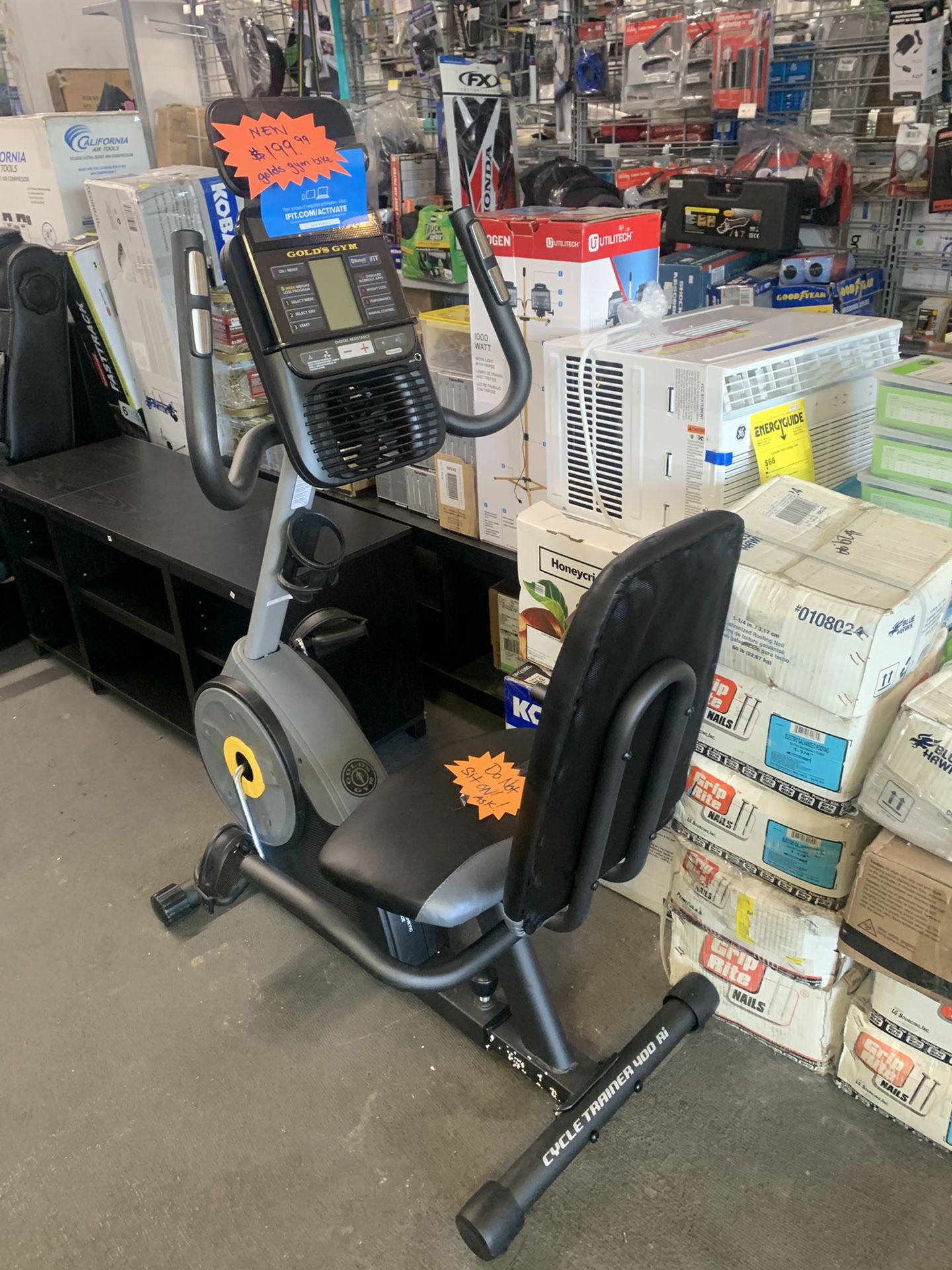 Cycle machine exercise brand new