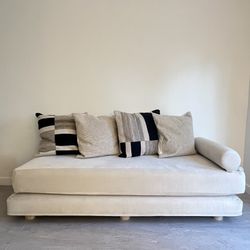 Beige Sofa / Futon 