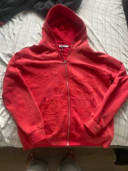 Red hoodie designer