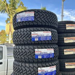 245/70/16 ATLANDER AT 4 New Tires Installed And Balanced 