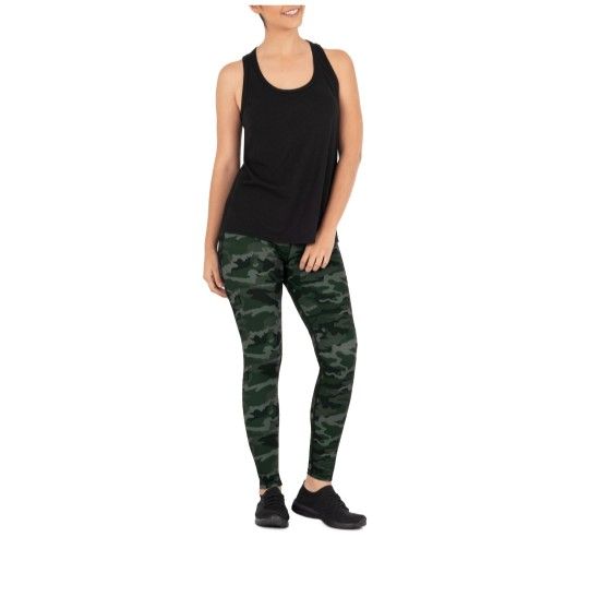 Premium Gray Lydaa Leggings With Camo Print - Size Small/Medium NWT With Pockets 