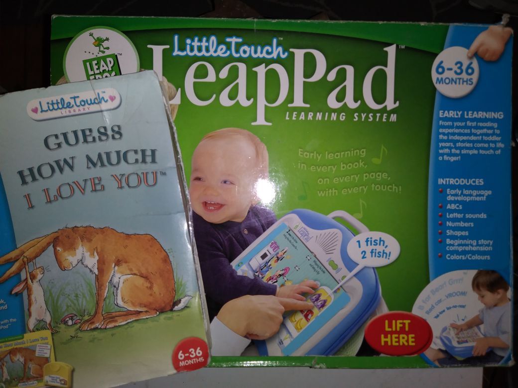Leapfrog Little Touch LeapPad Learning System and Guess How Much I Love You Book and Cartridge