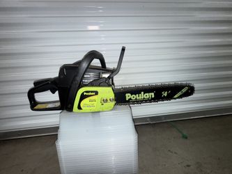The Poulan Model P3314 14" gas chainsaw