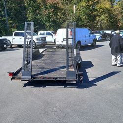 Cargo Van 350 6.0  and Steel Base Heavy Duty Trailer 