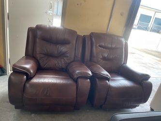 Leather chair set 🦖