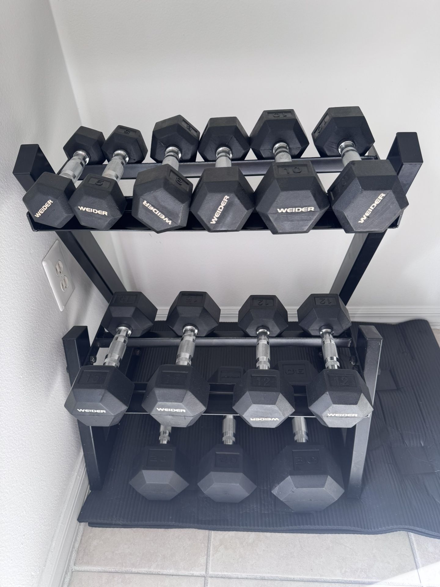 Dumbbell Set With Stand