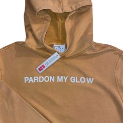 Pardon My Glow Washed Hoodie | Golden Yellow