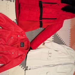 Women’s Jackets Coats Size Medium Leather Winter 