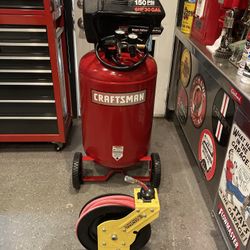 Air Compressor Craftsman New Condition With Hose Reel 