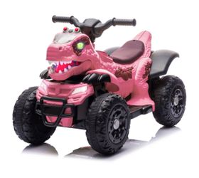 Pink Dinosaur Kids Electric Ride-On ATV