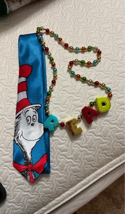 Dr Seuss Tie and Necklace