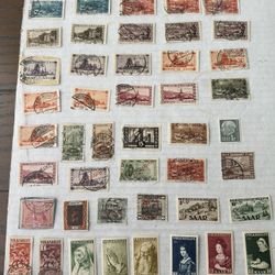 Saar Stamp Group Of 60 Nice Mix 