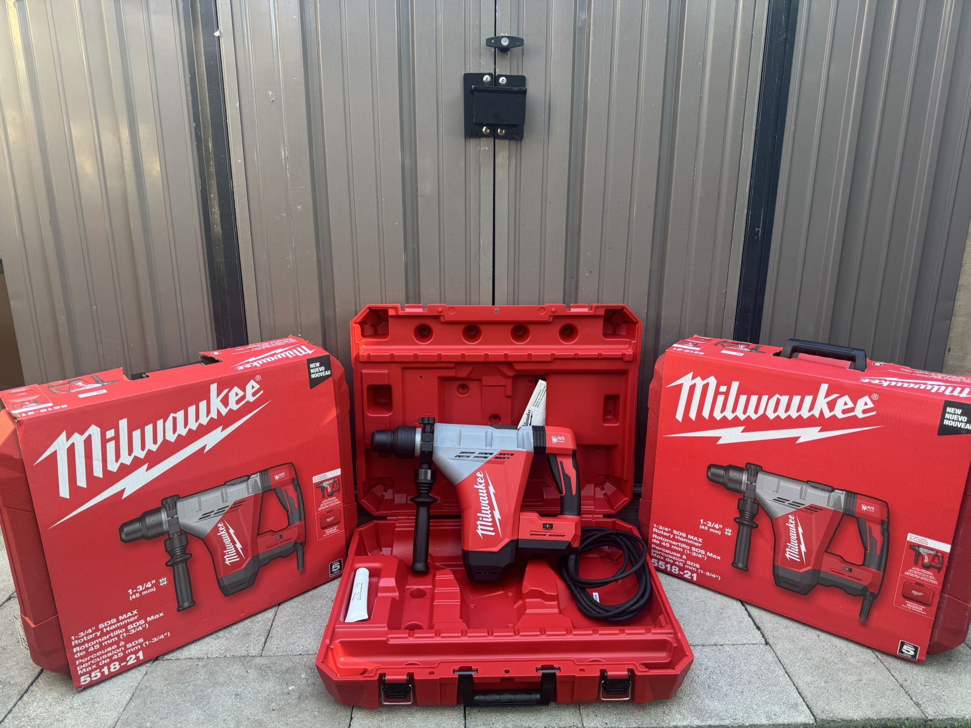 Milwaukee 1-3/4” SDS MAX Rotary Hammer Model 5518-21