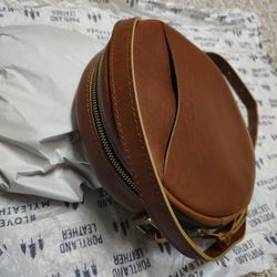 Premium Brand New Portland Leather LARGE circle In Honey Color