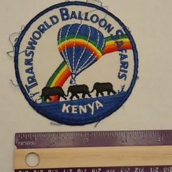 Nice Transworld Balloon Safaris Patch