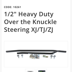 Jeep Cherokee xj iron rockhd otk steering upgrade