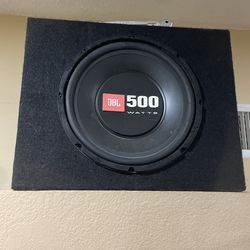 JBL 500 WATTS 10” Subwoofer Box OBO