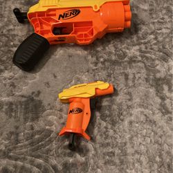 Orange And Black Nerf Gun