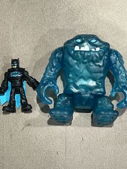 Fisher Price Imaginext DC comics Batman & Clayface Ice Blue 5" Figure